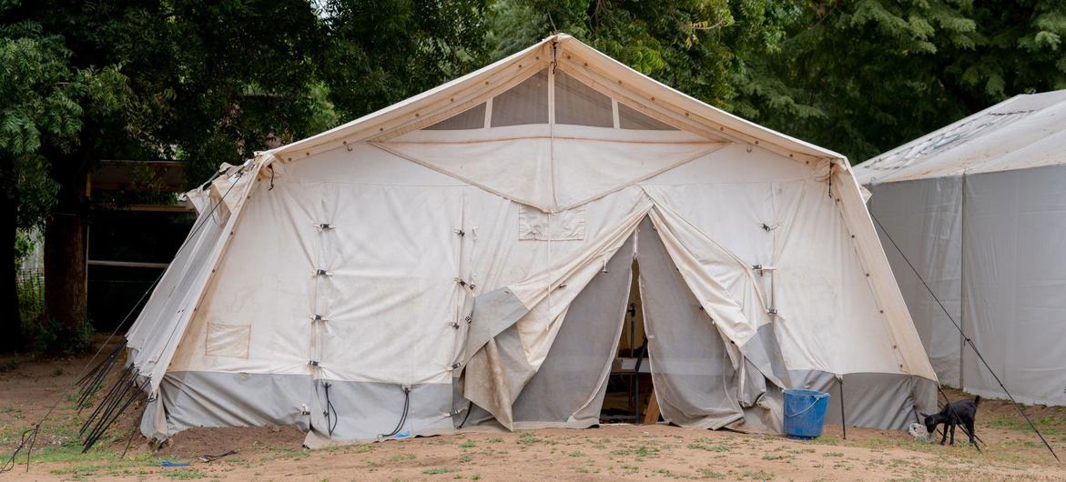 اردوگاه وبا در نسانجه، مالاوی.