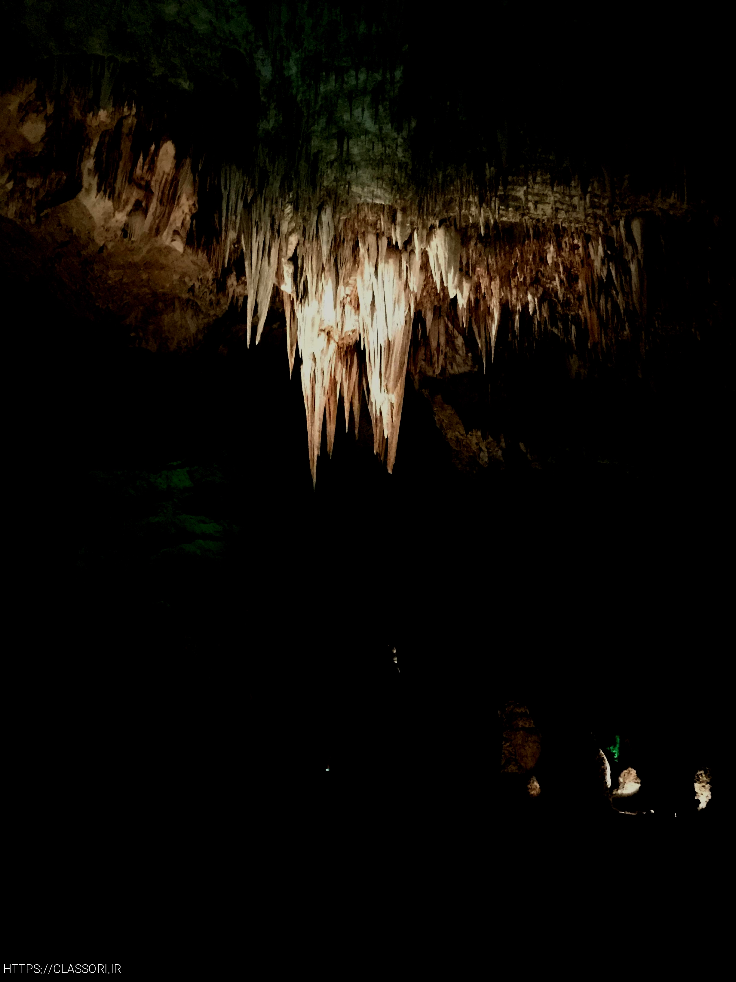 The Chandelier in the big room of Carlsbad Caverns National Park